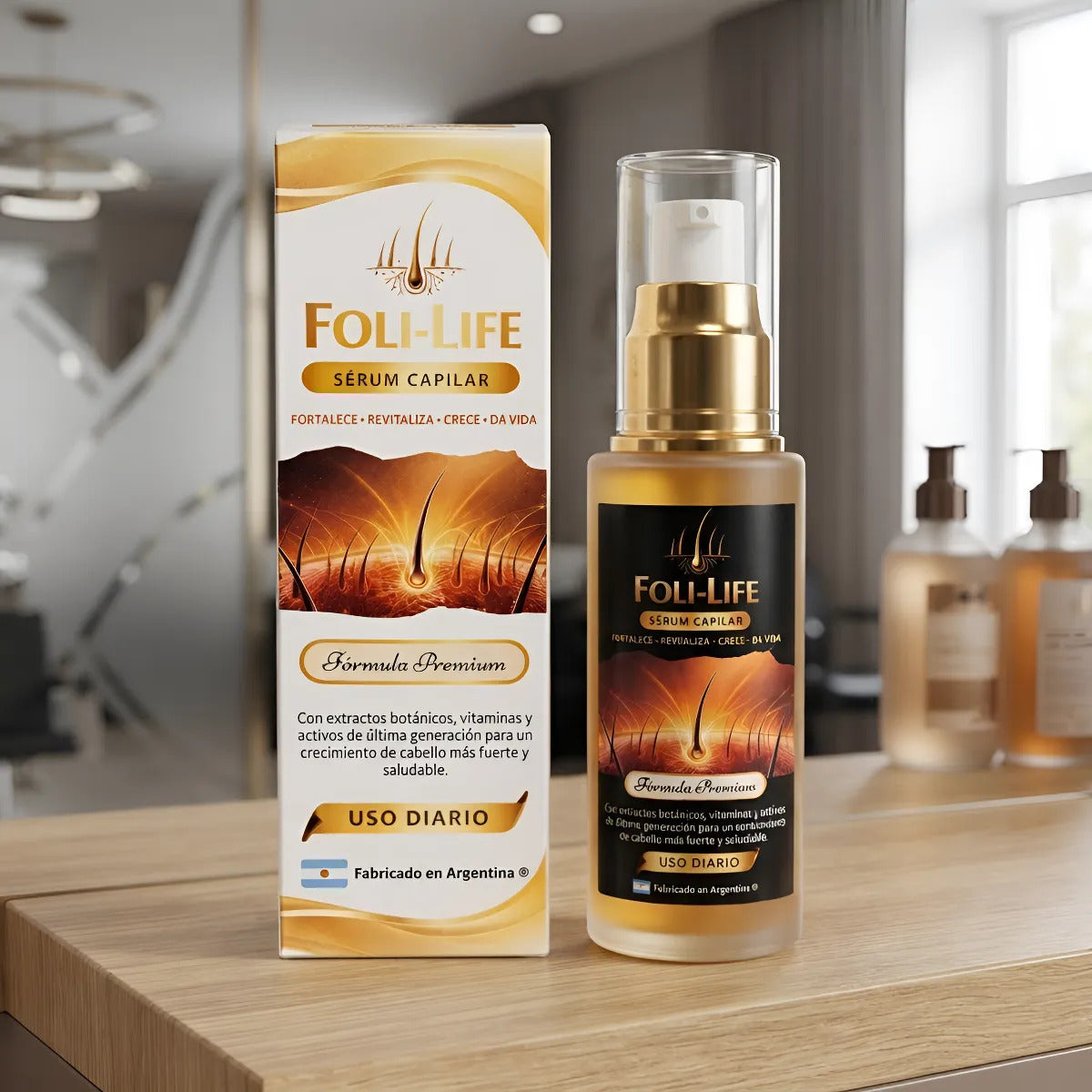 Sérum Capilar Foli-Life Potenciador De Crecimiento 60 Ml